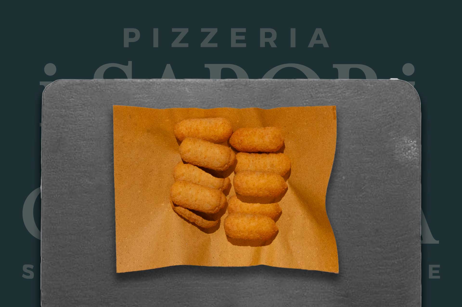 Crocchette di patate ripiene prosciutto e mozzarella