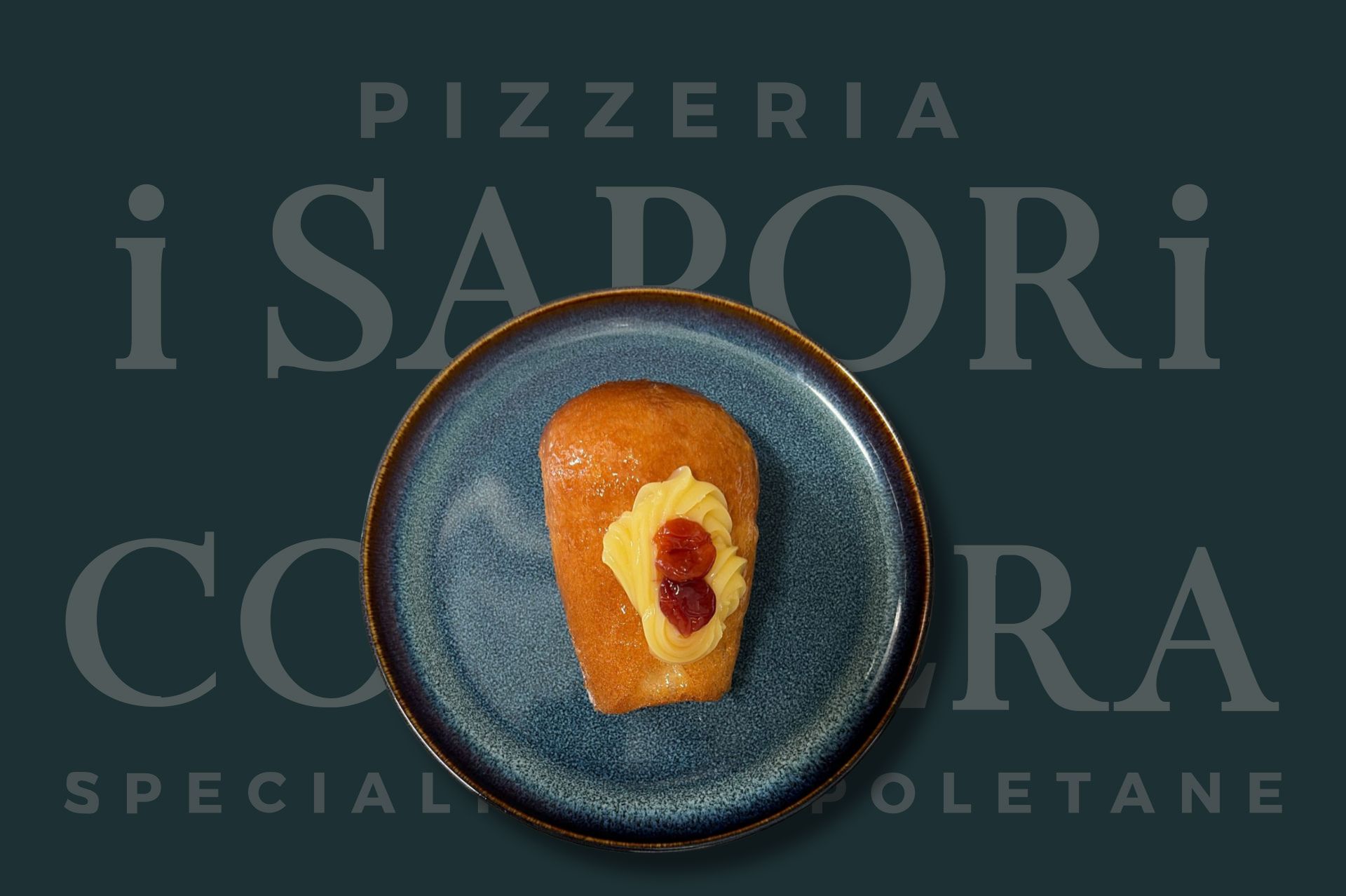 Babà crema e amarena